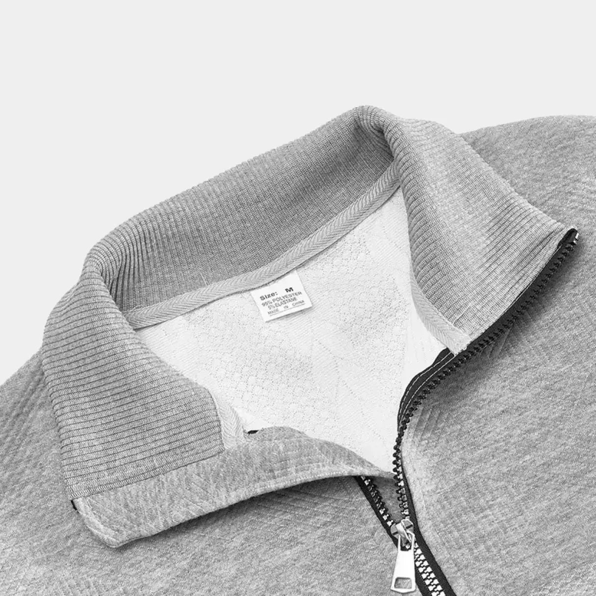 Henry Essential Zip Collar Sweater - Alder & Voss
