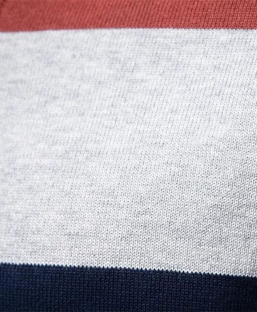 Colorful Hooded Sweatshirt with Half-Zip - Alder & Voss