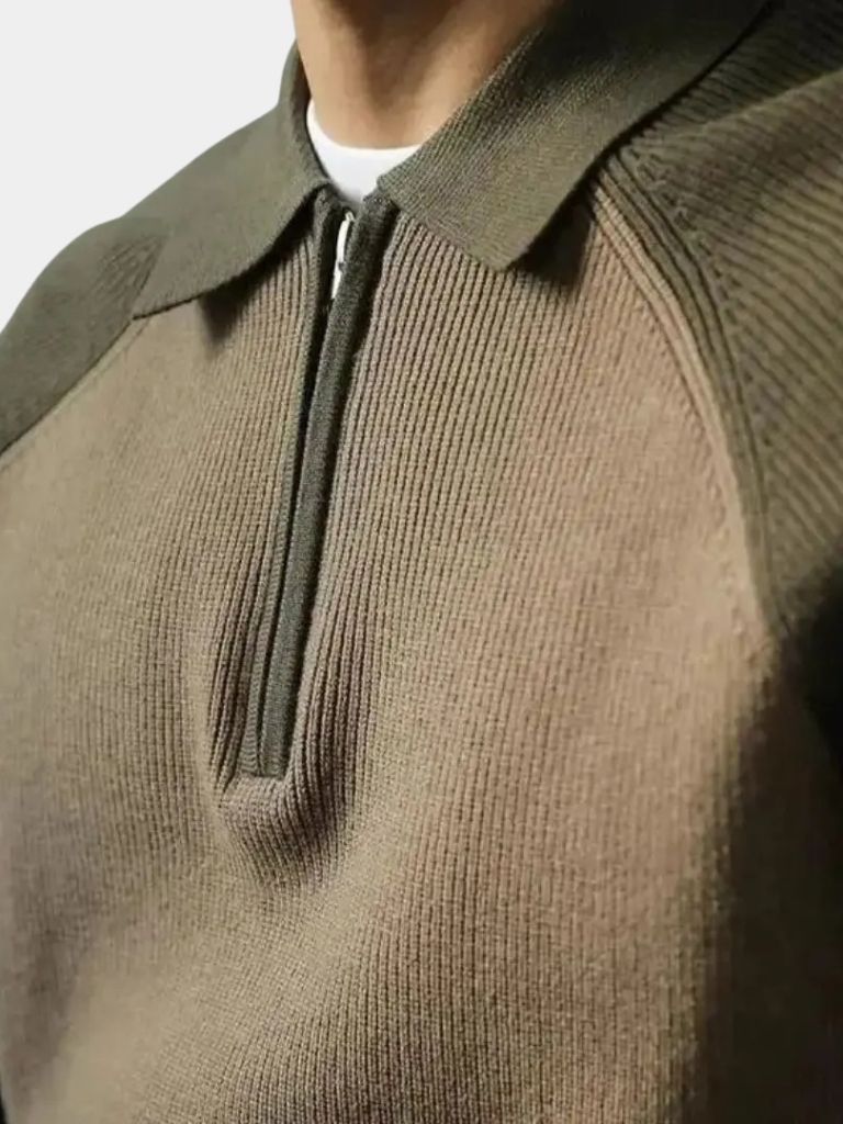 Raglan Zip Sweater - Alder & Voss