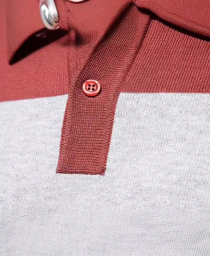 Colorful Hooded Sweatshirt with Half-Zip - Alder & Voss