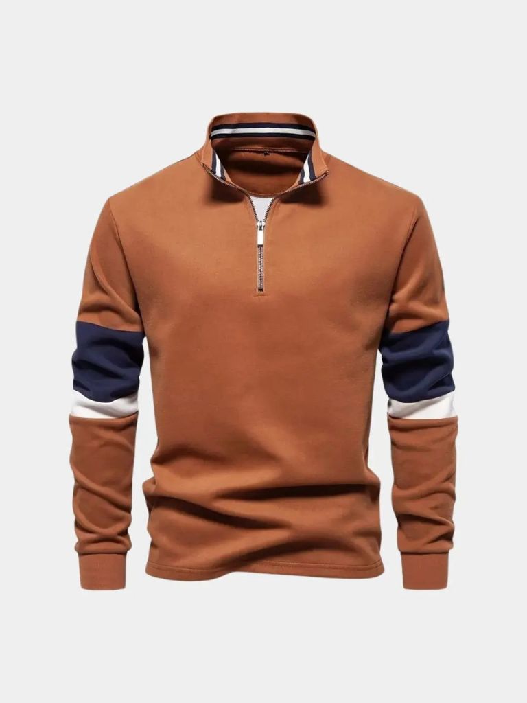 Hooded Sweatshirt with Zipper - Alder & Voss