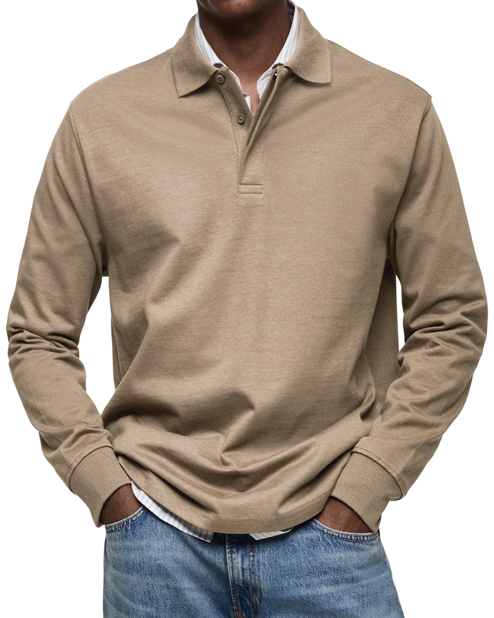 Lenoir™ - Casual Long Sleeve Polo Shirt