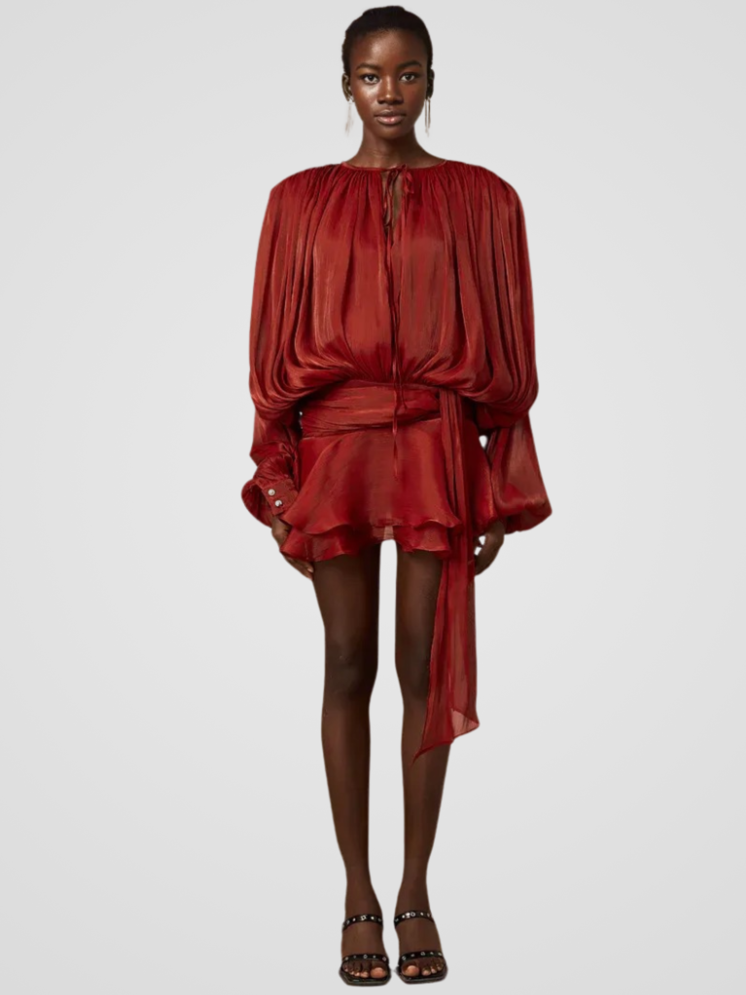 ISLA DRAPED MINI DRESS