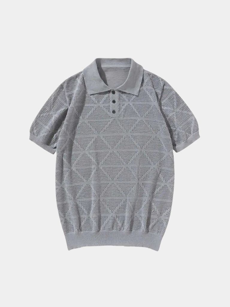 Woven Leather Polo - Alder & Voss