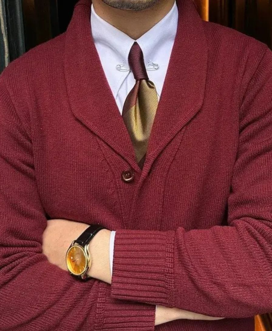 British Knitted Cardigan - Alder & Voss