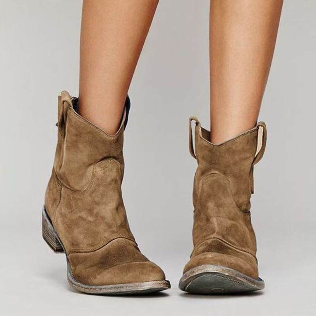 Carlotta | Stylish Suede Ankle Boots for a Trendy Vibe