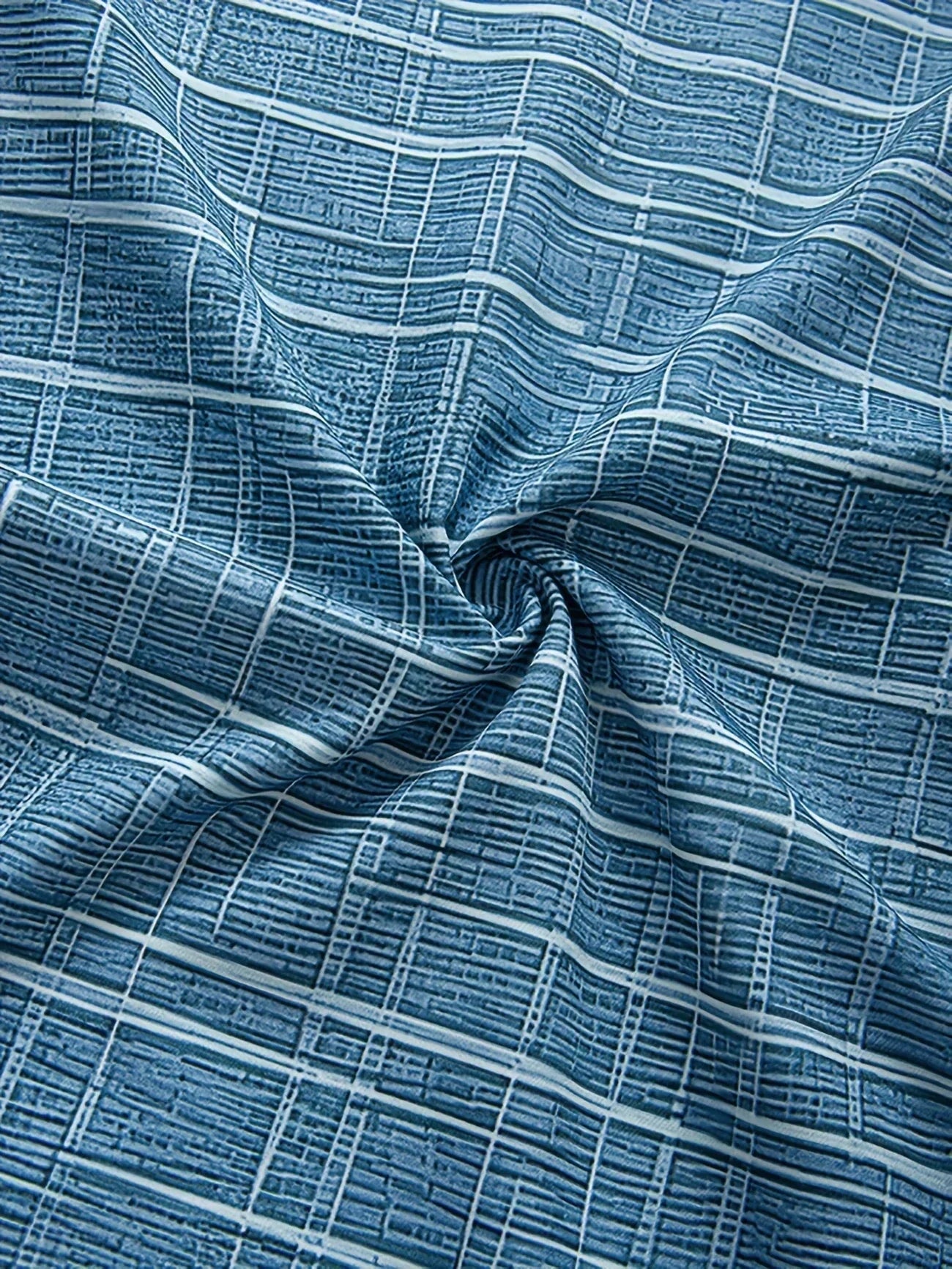 Lenoir™ | Elegant shirt with striped and checked pattern