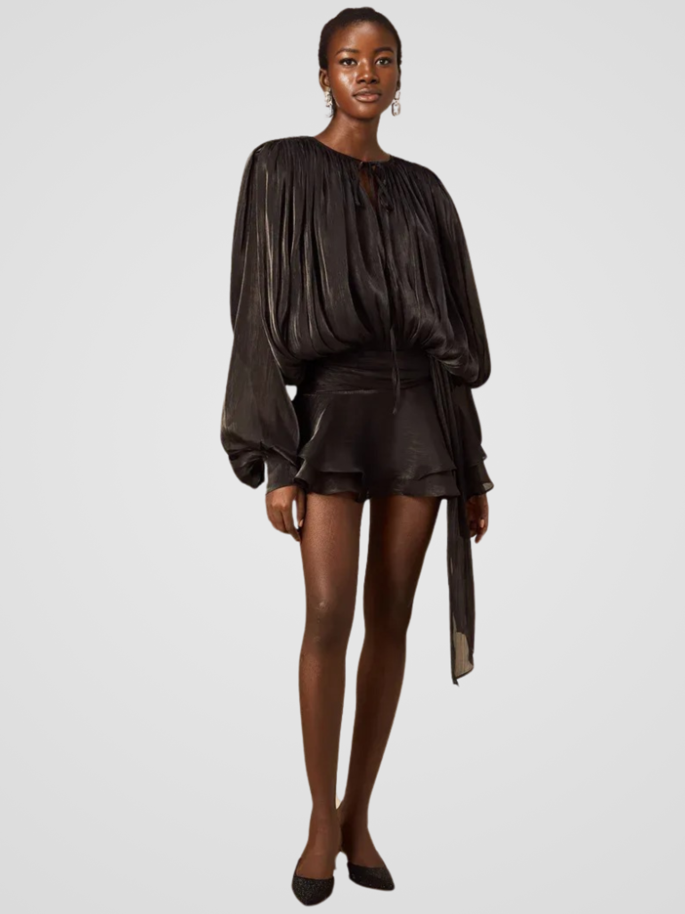 ISLA DRAPED MINI DRESS