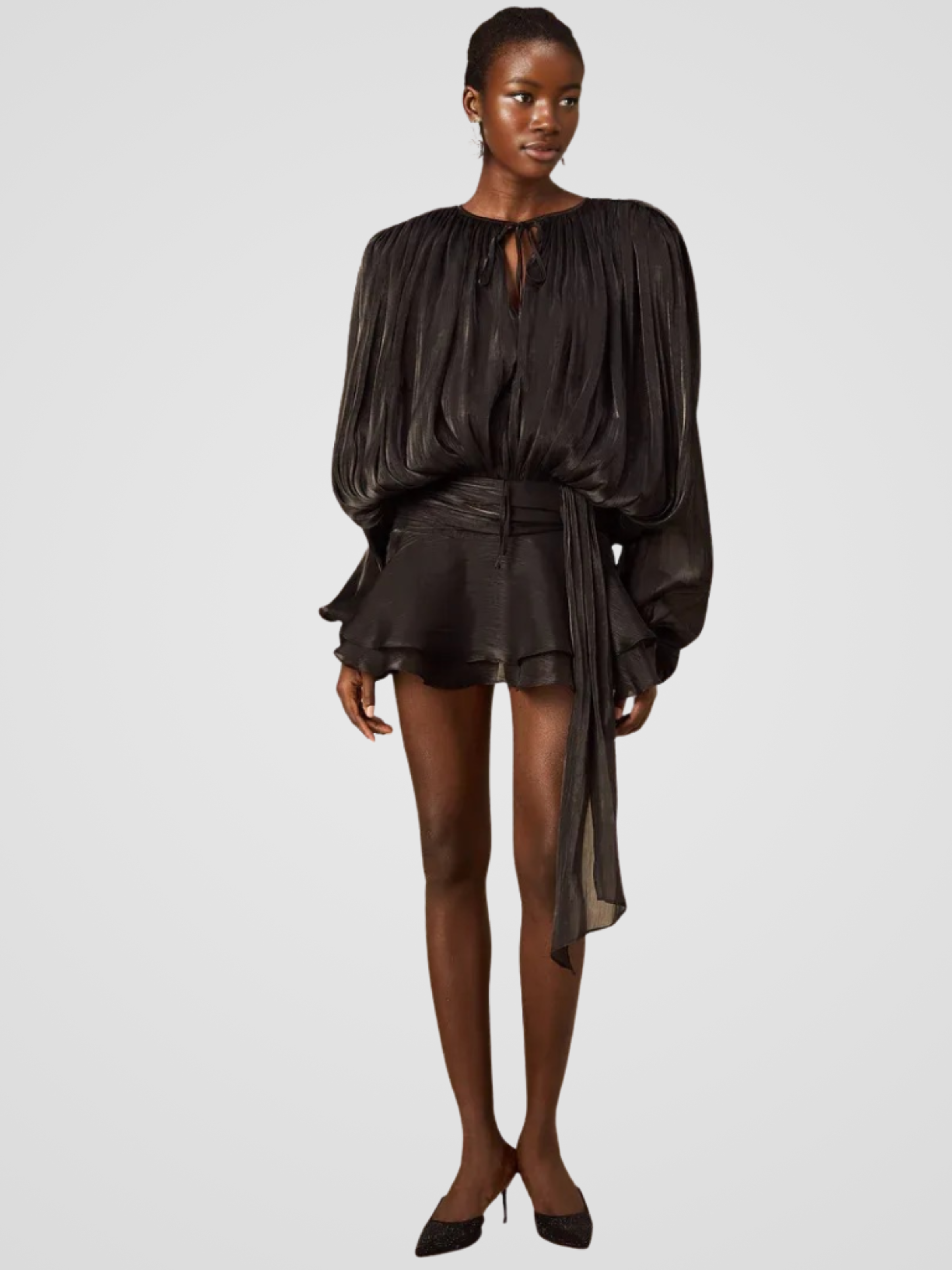 ISLA DRAPED MINI DRESS