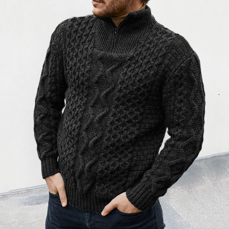 Brett | Heritage Half-Zip Sweater