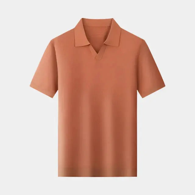 Short Sleeve Polo Without Buttons Daily - Alder & Voss