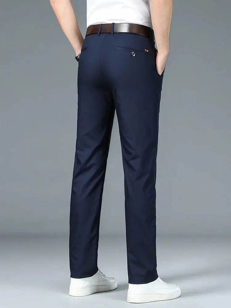 Minimalist Straight Leg Bamboo Fiber Pants