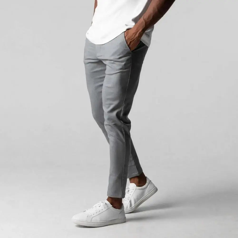 Fitted Stretch Trousers