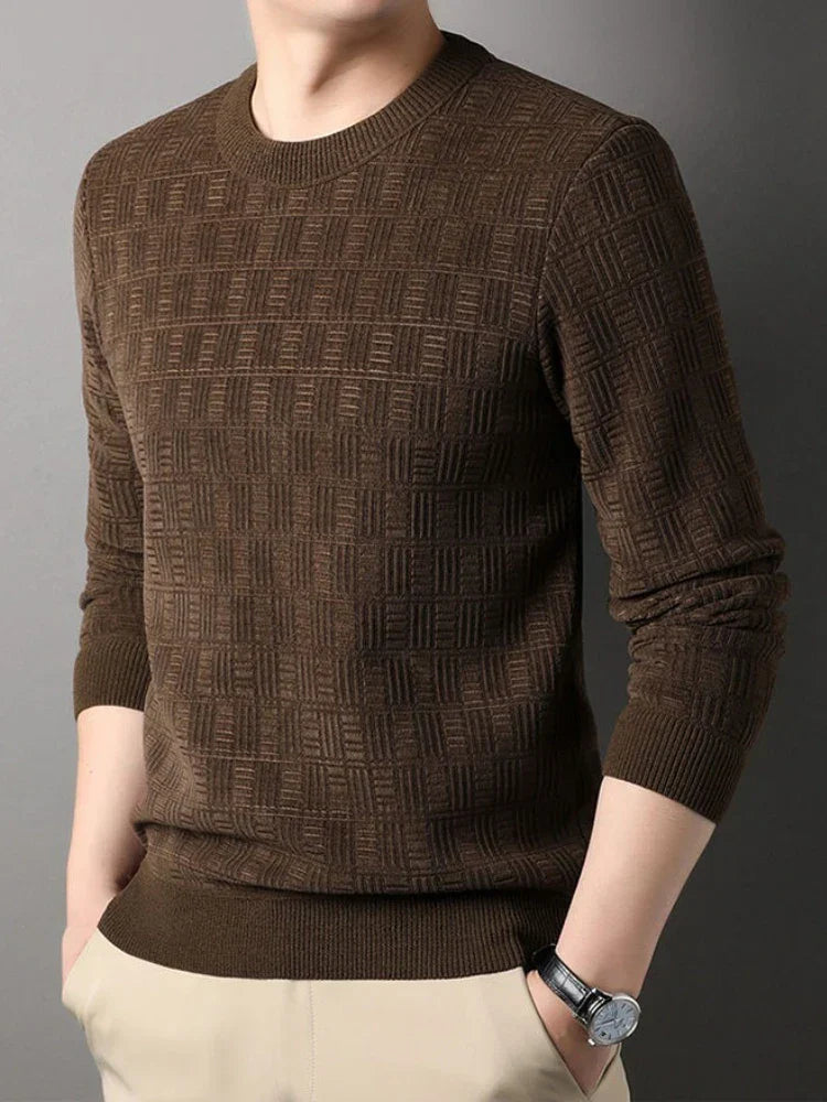 Fabian | Textured Crew Sweater