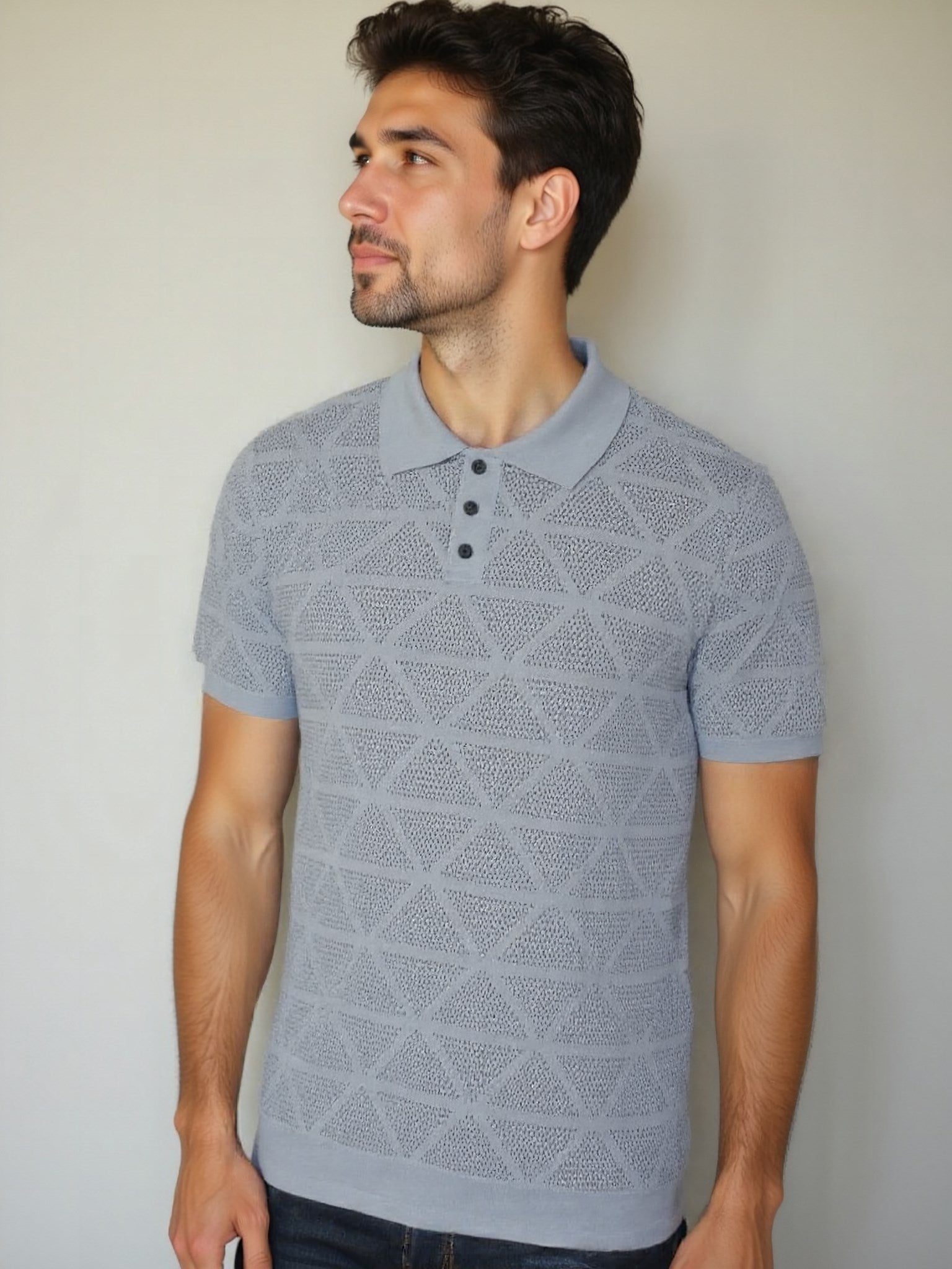 Woven Leather Polo - Alder & Voss