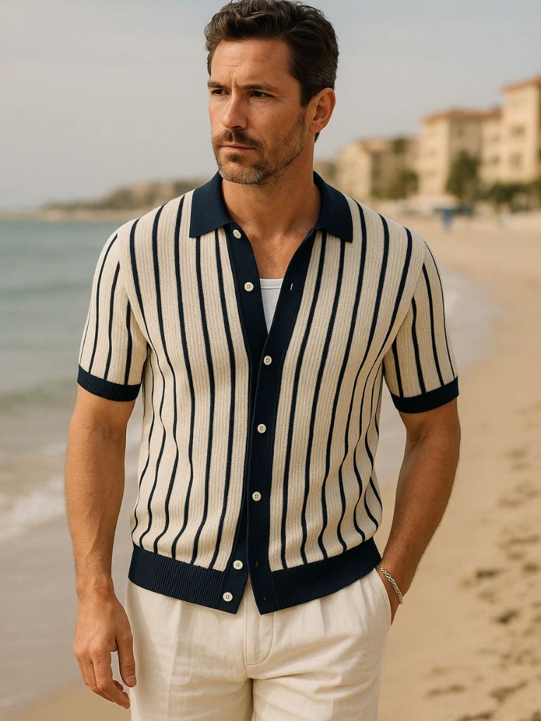 Atlantic Frame Knit Polo – Alder & Voss