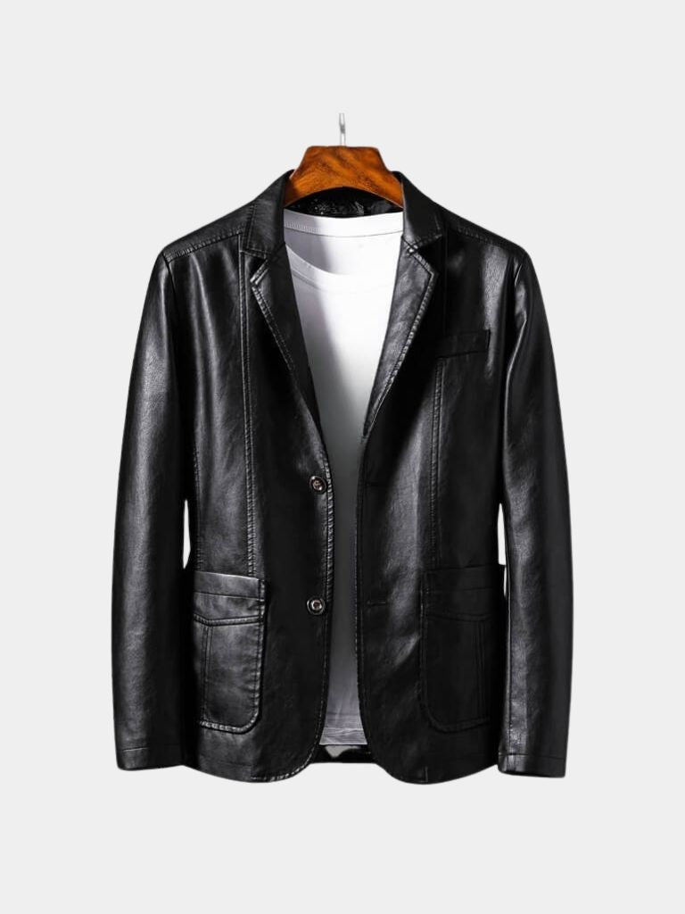 Bold Caramel Leather Jacket - Alder & Voss