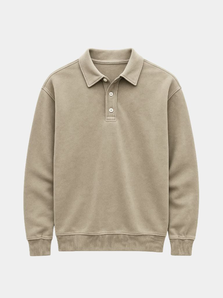 Canyon Mist Long Sleeve Polo – Alder & Voss