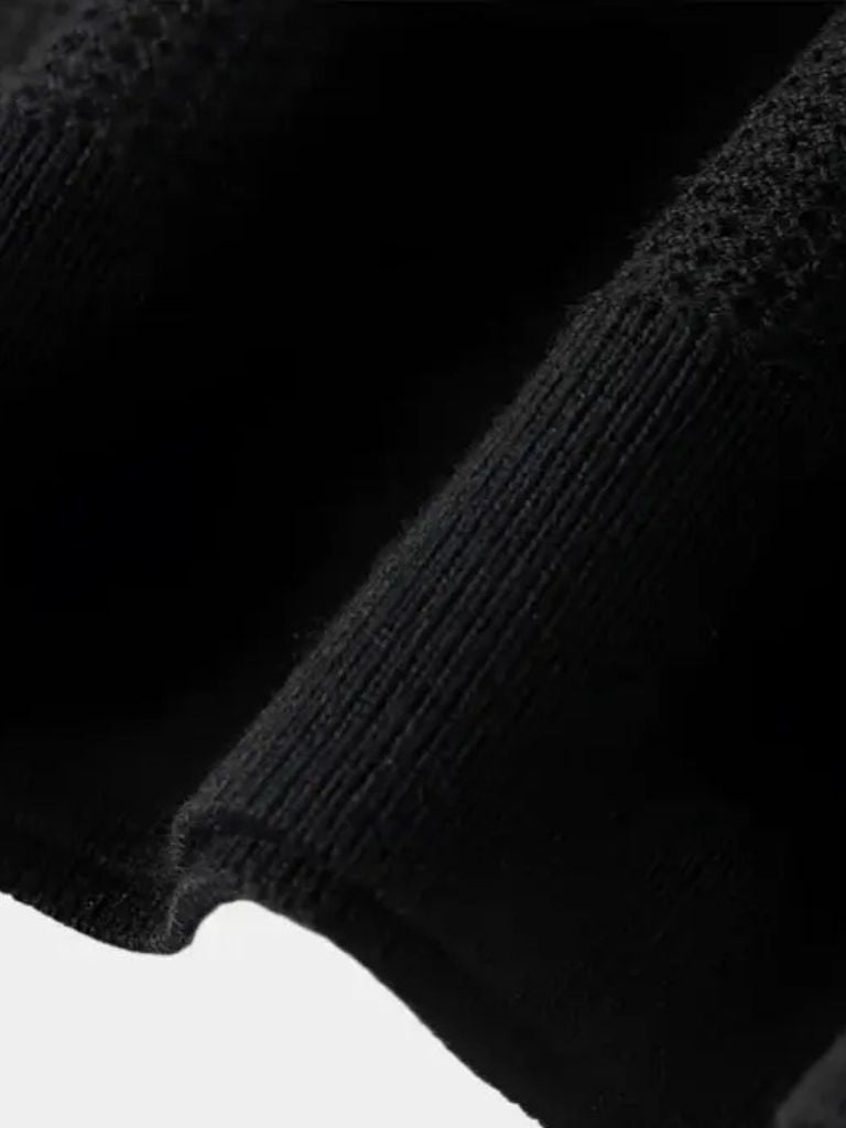 Casual Buttonless Knit Polo Shirt - Alder & Voss