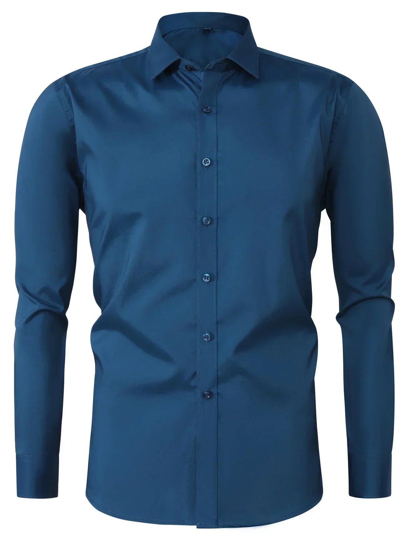 Lenoir™ | Elegant long-sleeve shirt with buttons