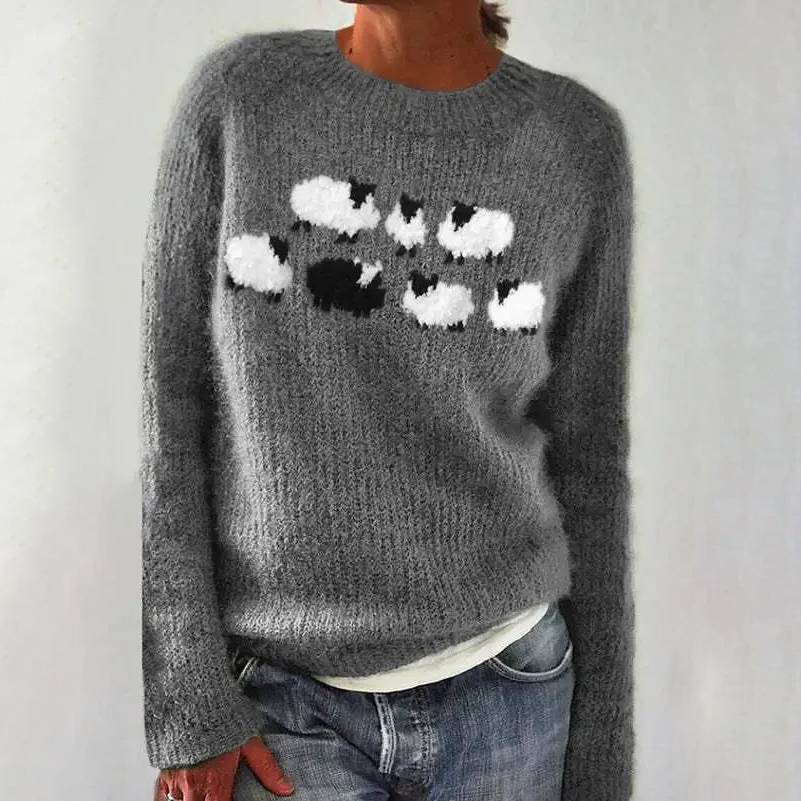 Lina | Comfortable Cute Sheep Sweater