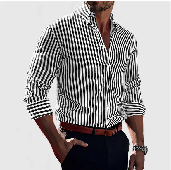 Lenoir™ - Striped Confidence Shirt