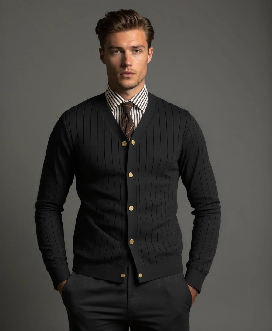 Casual Knit Cardigan - Alder & Voss