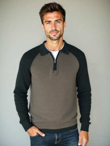 Raglan Zip Sweater - Alder & Voss