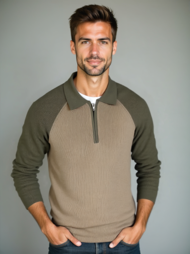 Raglan Zip Sweater - Alder & Voss