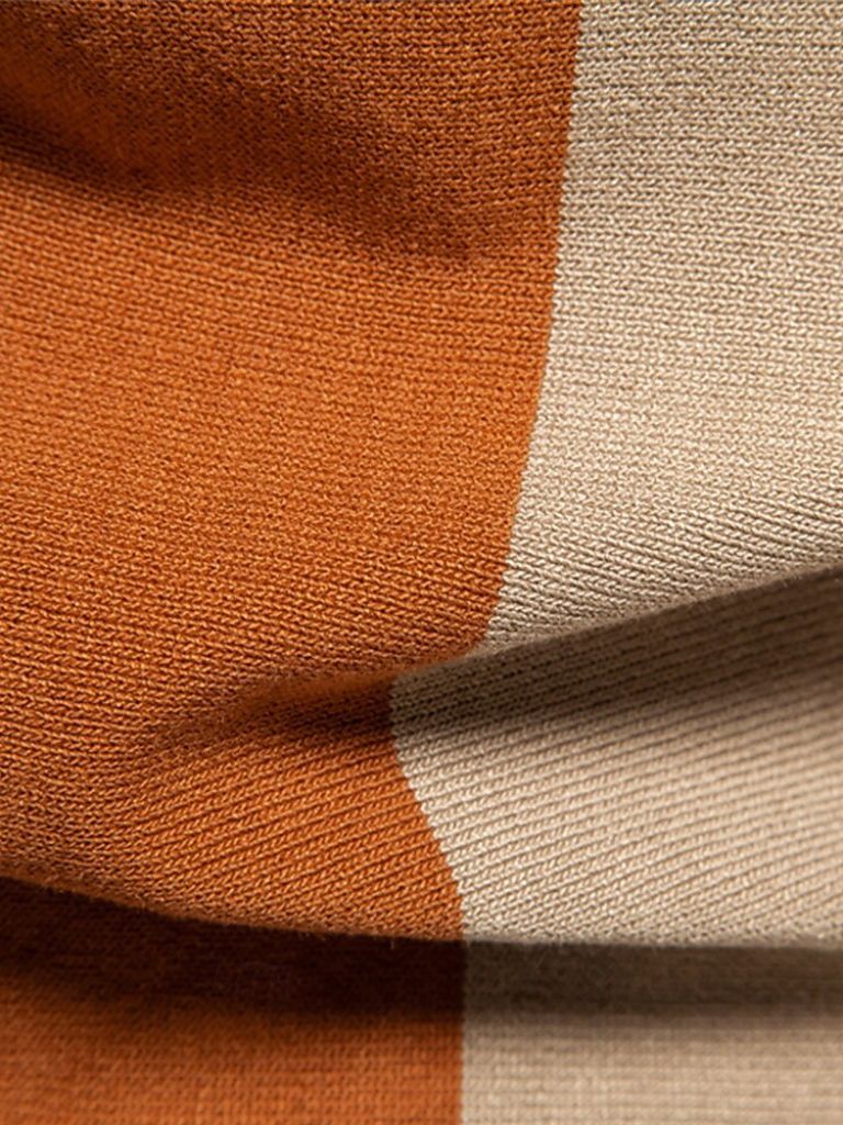 Navy Striped Polo - Alder & Voss