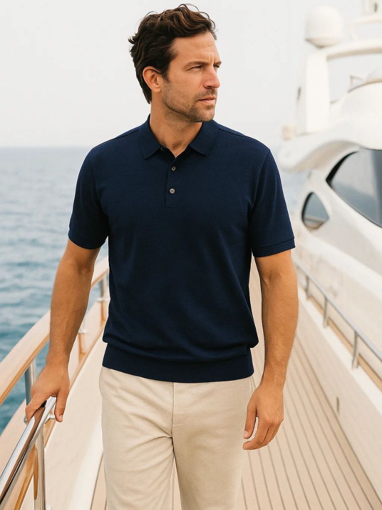 Navy Windsor Polo – Alder & Voss