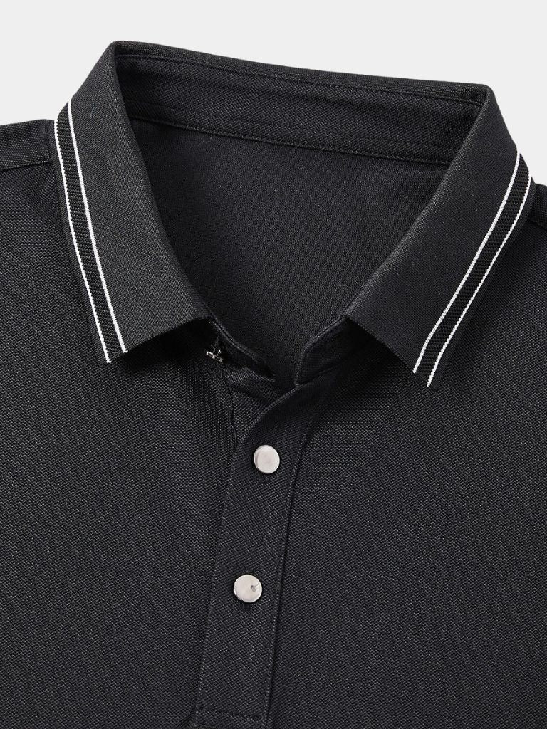 Polo with Obsidian Trim – Alder & Voss