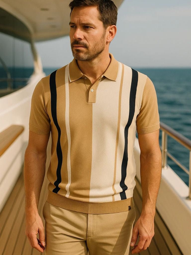 Retro Striped Polo – Alder & Voss