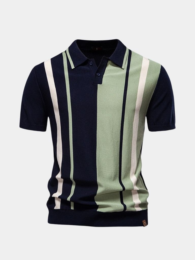 Retro Striped Polo – Alder & Voss