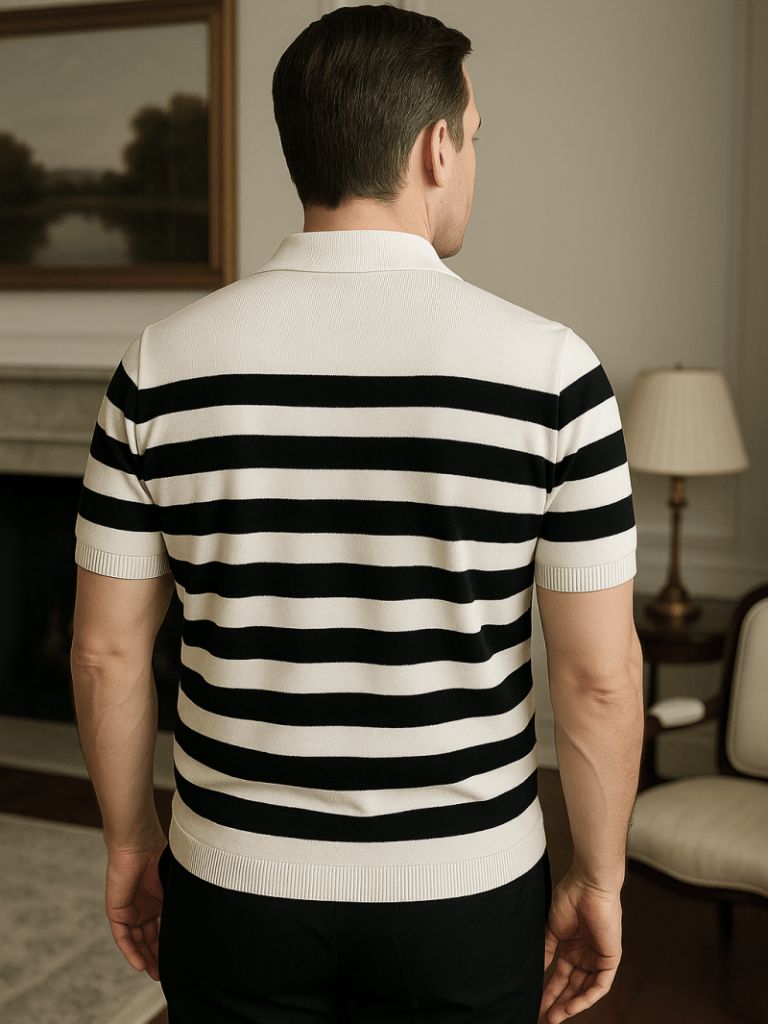 Nautical Riviera Polo - Alder & Voss