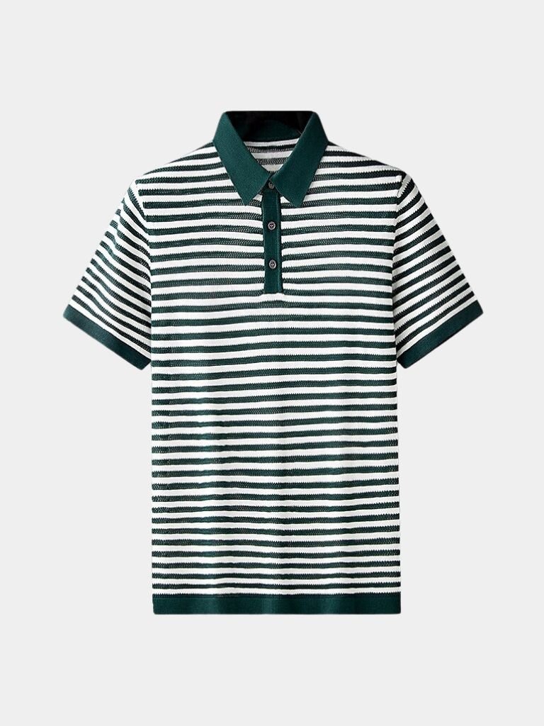 Classic Striped Polo - Alder & Voss