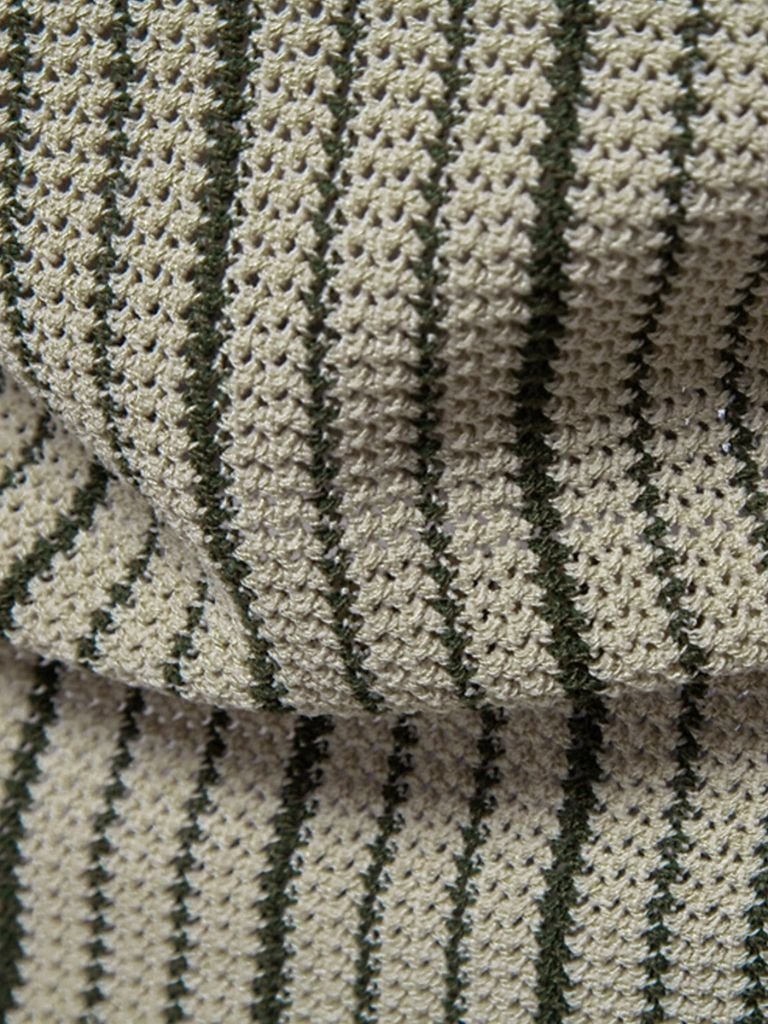 Striped Knit Polo - Alder & Voss