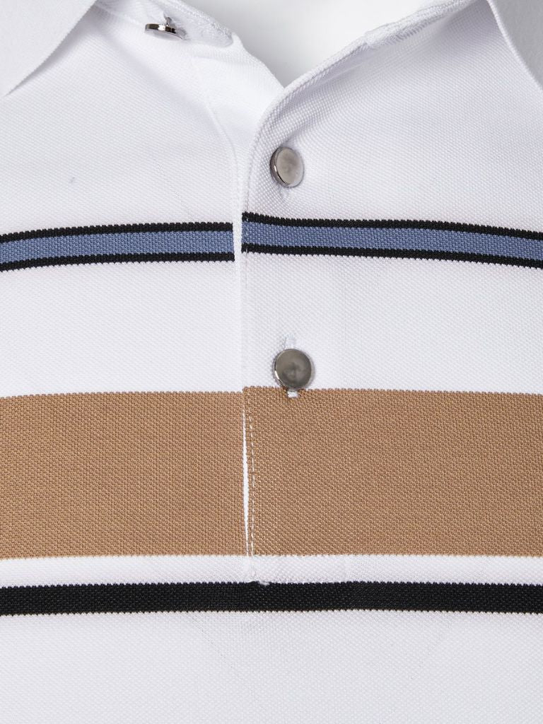 Sunset Striped Polo – Alder & Voss