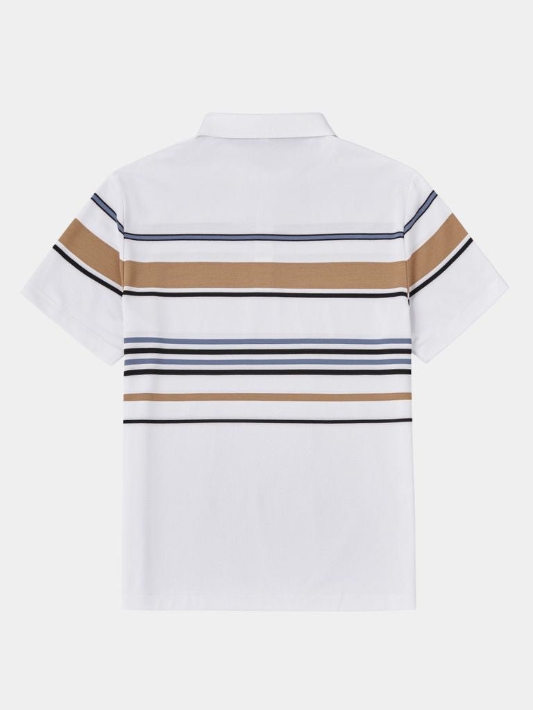 Sunset Striped Polo – Alder & Voss