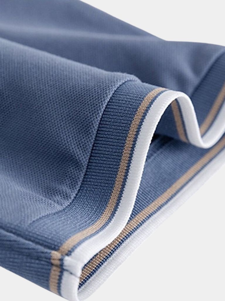 Timeless Black V-Neck Polo - Alder & Voss