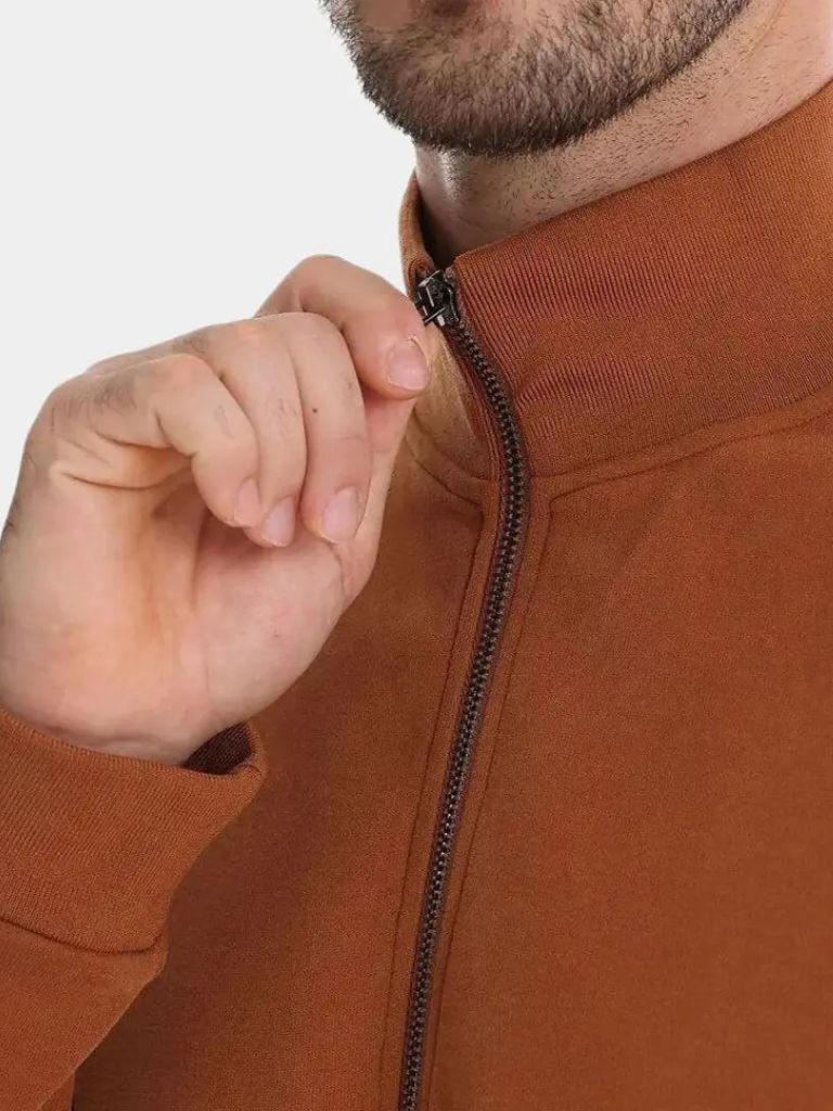 Hooded Sweatshirt with Zipper - Alder & Voss