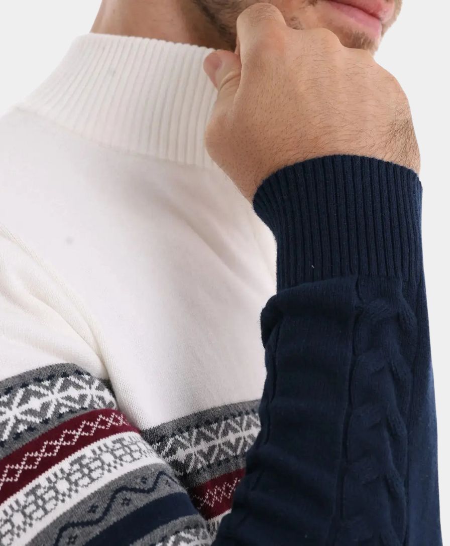 Polo Zip Sweater - Alder & Voss