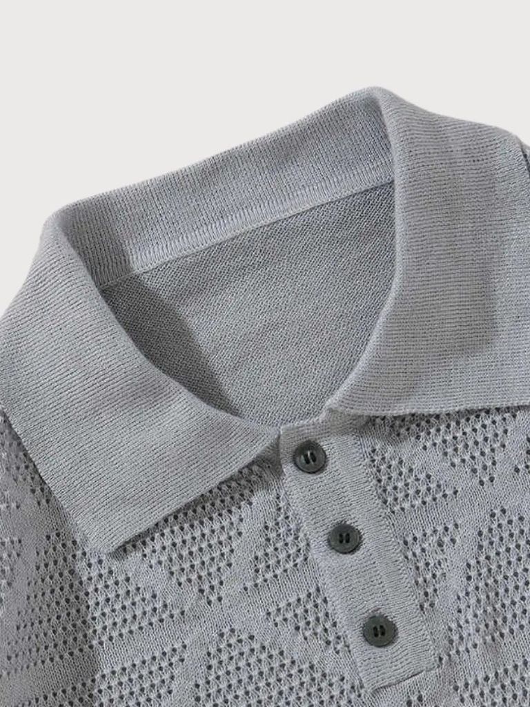 Woven Leather Polo - Alder & Voss