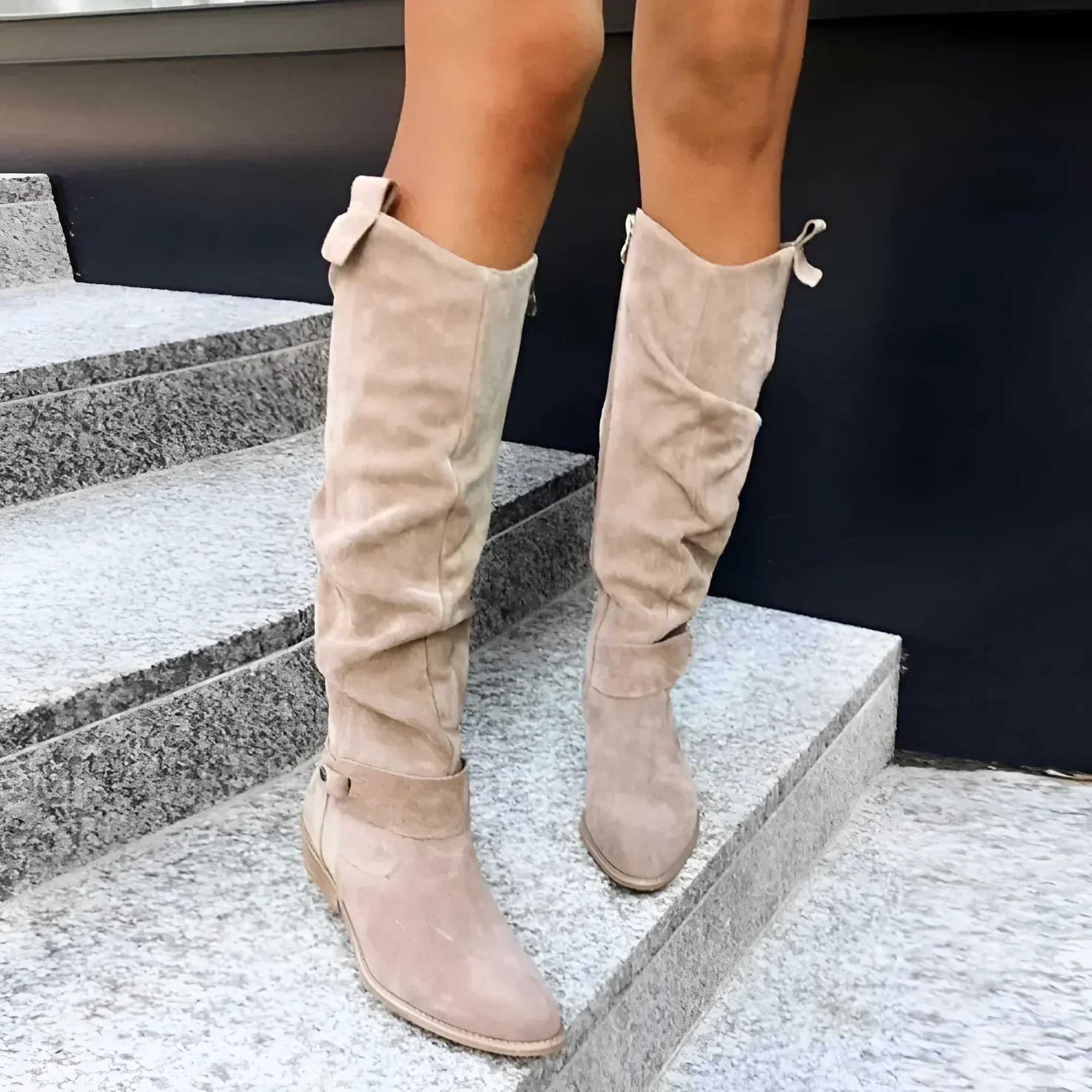 Reverie | Chic Suede Knee-High Boots