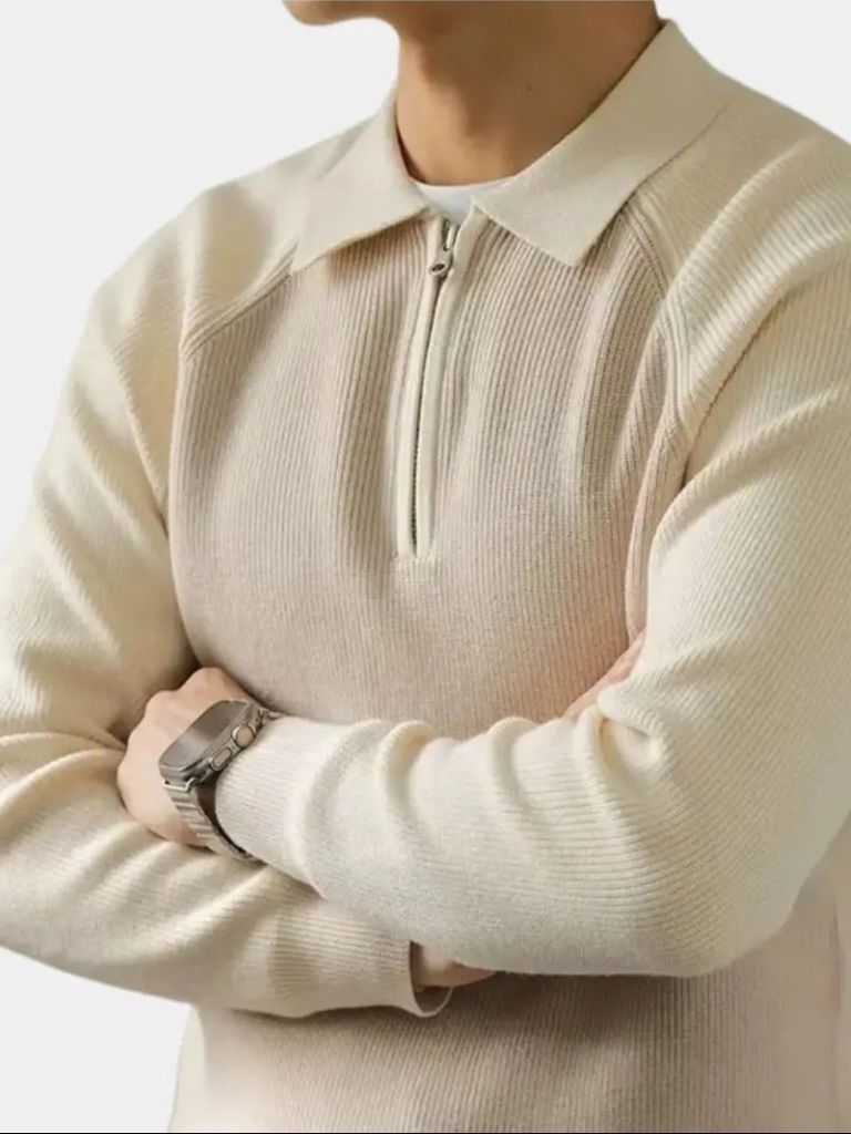 Raglan Zip Sweater - Alder & Voss