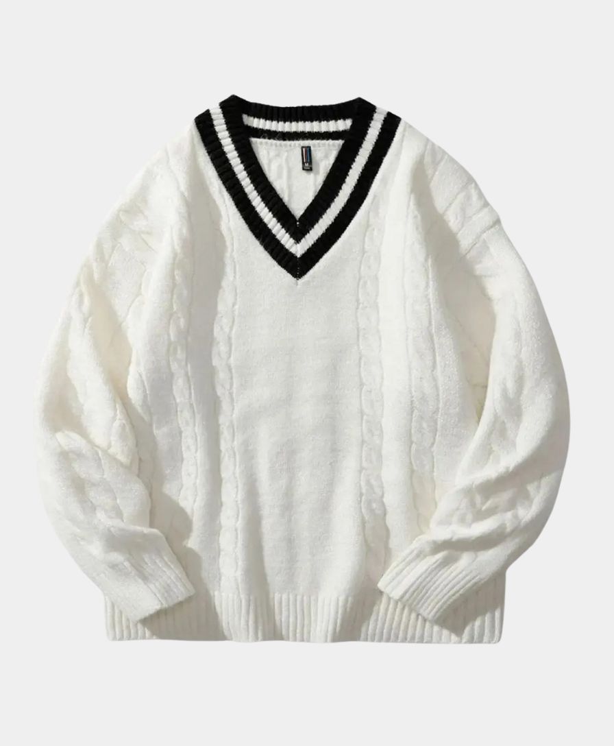 Minimalist Sketch with V-Neck - Alder & Voss