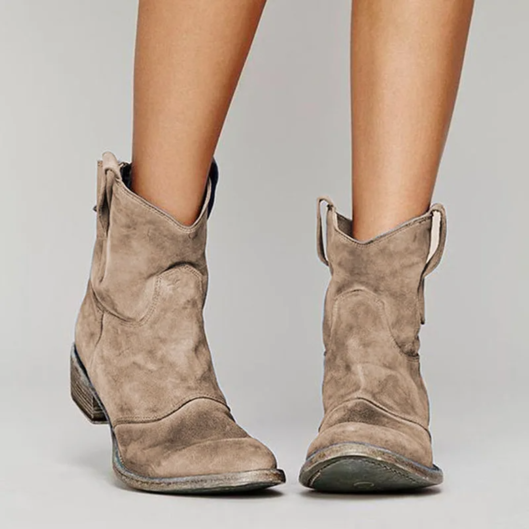 Carlotta | Stylish Suede Ankle Boots for a Trendy Vibe
