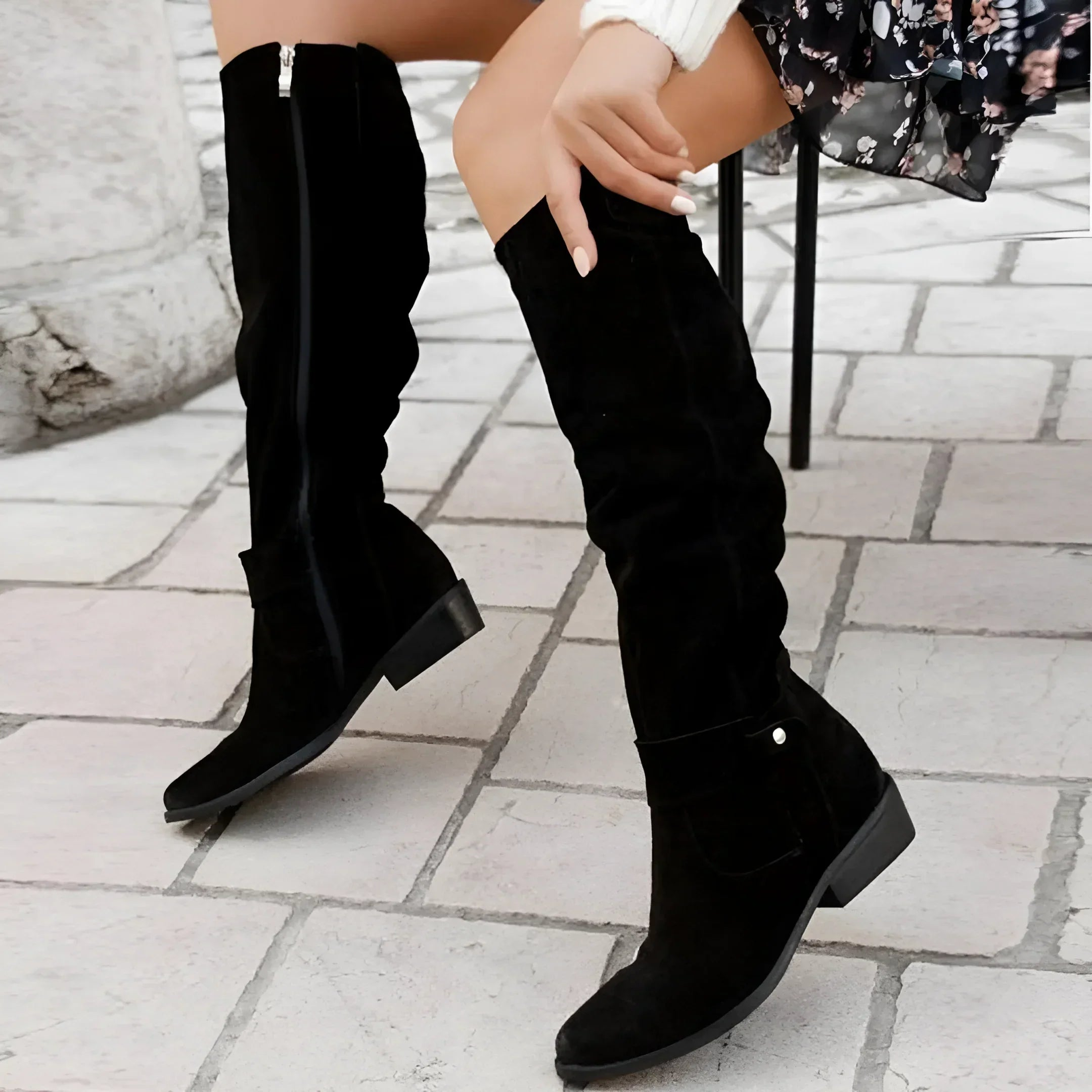 Reverie | Chic Suede Knee-High Boots