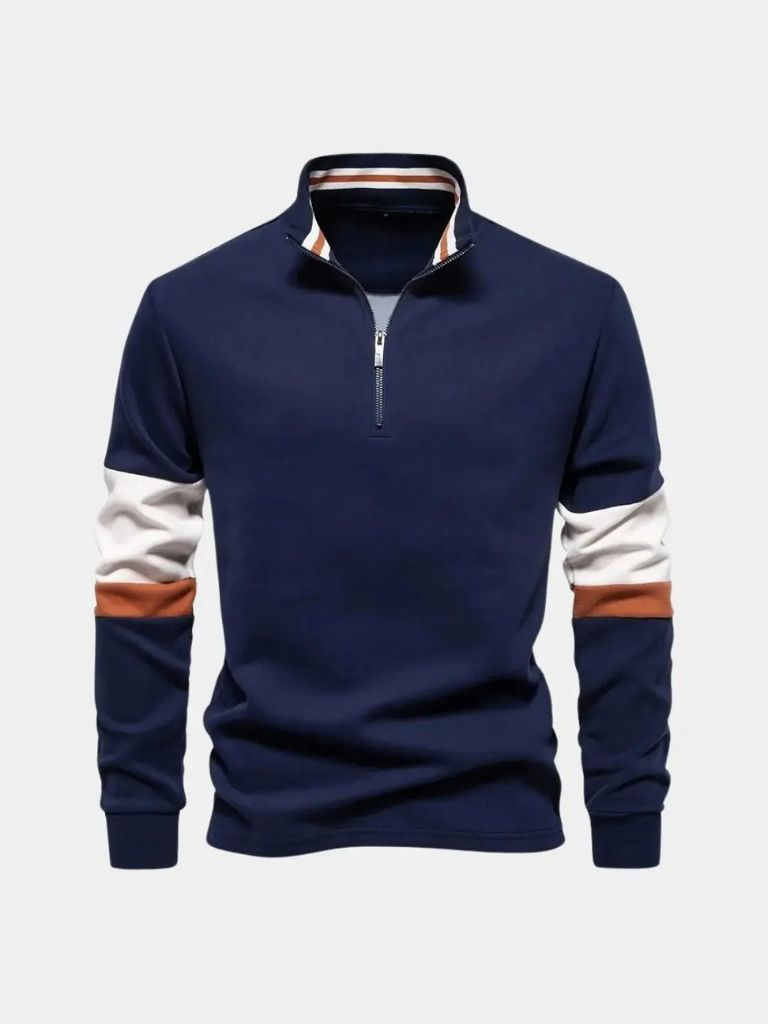 Hooded Sweatshirt with Zipper - Alder & Voss