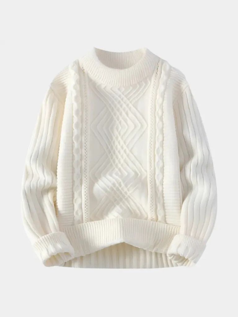 Textured Minimalist Sweater - Alder & Voss